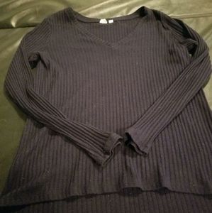 Striped Navy blue shirt